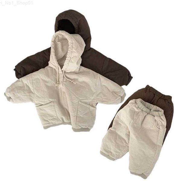 baby clothing boy sets winter clothes kids warm thicken hooded pullover + pants children 2pcs suit girls casual cotton-padded coats set 2104, White
baby clothing boy sets winter clothes kids warm thicken hooded pullover + pants children 2pcs suit girls casual cotton-padded coats set 2104, White