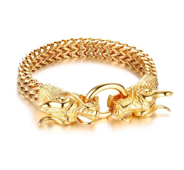 316l stainless steel men dragon head gold bracelet personality cool bone chains boys hip hop rock bangle male punk brace lace9449343, Black
316l stainless steel men dragon head gold bracelet personality cool bone chains boys hip hop rock bangle male punk brace lace9449343, Black