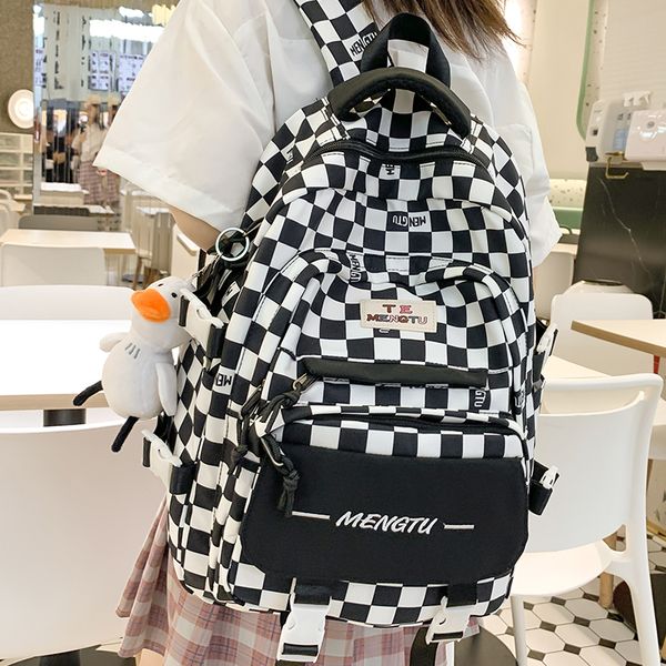 backpacks kawaii womens nylon backpack for teenagers girls plaid school bag female student travel rucksack large capacity bookbag 230823
backpacks kawaii womens nylon backpack for teenagers girls plaid school bag female student travel rucksack large capacity bookbag 230823