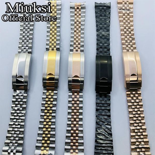 20mm silver gold rose gold black jubilee stainless steel watch band folding buckle fit watch case strap bracelet262m, Black;brown
20mm silver gold rose gold black jubilee stainless steel watch band folding buckle fit watch case strap bracelet262m, Black;brown