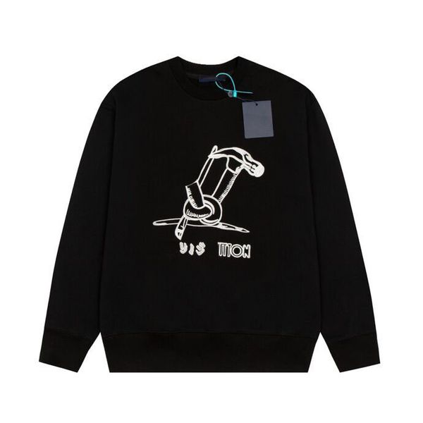 2023 autumn and winter new men's and women's pure cotton sweater letter printing pullover loose fit fashion and comfortable v12-10, Black;brown
2023 autumn and winter new men's and women's pure cotton sweater letter printing pullover loose fit fashion and comfortable v12-10, Black;brown