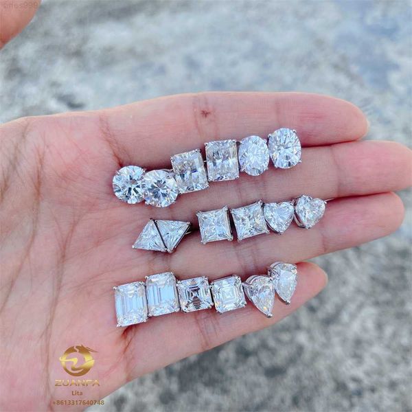 selling wholesale hip hop 18k gold plated s925 stud earring gra vvs princess cut emerald cut moissanite earrings, Golden
selling wholesale hip hop 18k gold plated s925 stud earring gra vvs princess cut emerald cut moissanite earrings, Golden