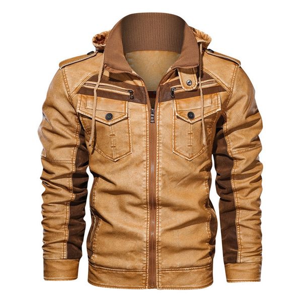 men's jackets autumn winter men's motorcycle leather jackets fleece casual warm pu jacket coats men slim streetwear leather outwea, Black;brown
men's jackets autumn winter men's motorcycle leather jackets fleece casual warm pu jacket coats men slim streetwear leather outwea, Black;brown