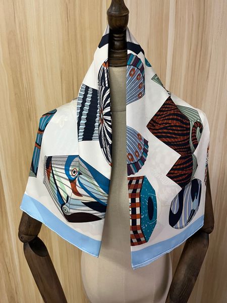 scarves arrival fashion brand blue 100 silk scarf 9090 cm square shawl twill wrap for women lady hijab 230823, Blue;gray
scarves arrival fashion brand blue 100 silk scarf 9090 cm square shawl twill wrap for women lady hijab 230823, Blue;gray
