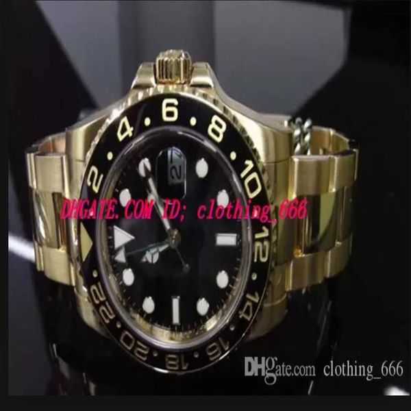 men watch automatic mechanical movement stainless steel bracelet 40mm yellow gold 116718 ceramic bezel fashion men's wristwat257a, Slivery;brown
men watch automatic mechanical movement stainless steel bracelet 40mm yellow gold 116718 ceramic bezel fashion men's wristwat257a, Slivery;brown