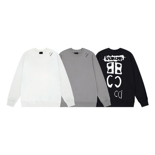 2023 autumn/winter new pure cotton letter printing sweatshirt fashion trend round neck plate style w10-306, Black;brown
2023 autumn/winter new pure cotton letter printing sweatshirt fashion trend round neck plate style w10-306, Black;brown