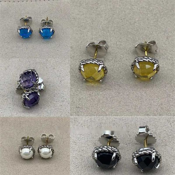 fashion designer stud luxury pearl dy earrings womens chatelaine 18k gold plated round multi colors women wedding gifts jewellery, Golden;silver
fashion designer stud luxury pearl dy earrings womens chatelaine 18k gold plated round multi colors women wedding gifts jewellery, Golden;silver
