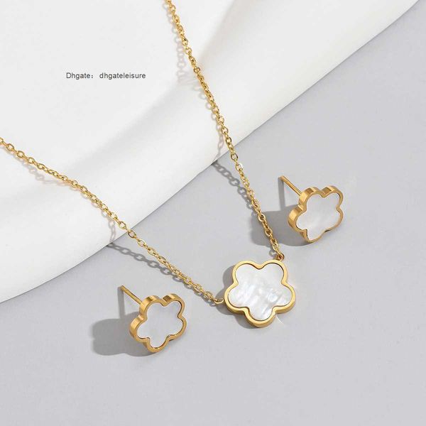 pendant necklaces strands strings new titanium steel fashion personality flower black white shell necklace ear studs korean version temperam, Silver
pendant necklaces strands strings new titanium steel fashion personality flower black white shell necklace ear studs korean version temperam, Silver