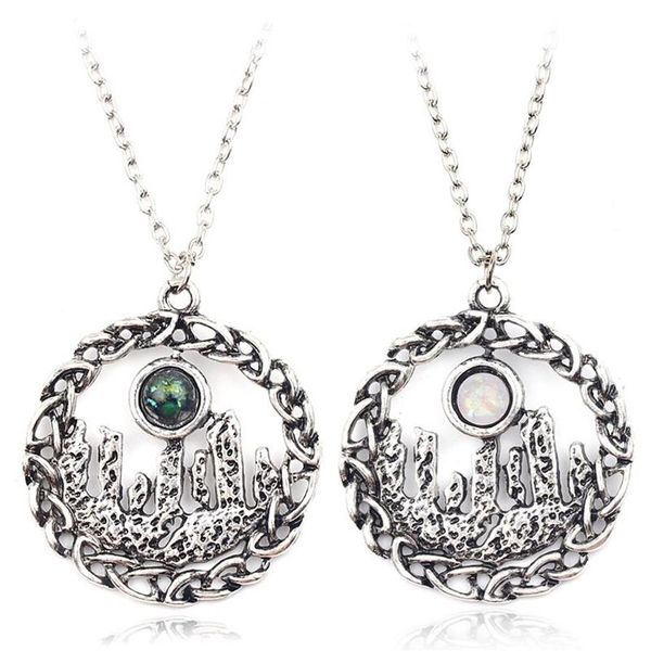 pendant necklaces fashion outlander crystal necklace jewelry circle knot sassenach vintage silver color for men women couple gift2902
pendant necklaces fashion outlander crystal necklace jewelry circle knot sassenach vintage silver color for men women couple gift2902