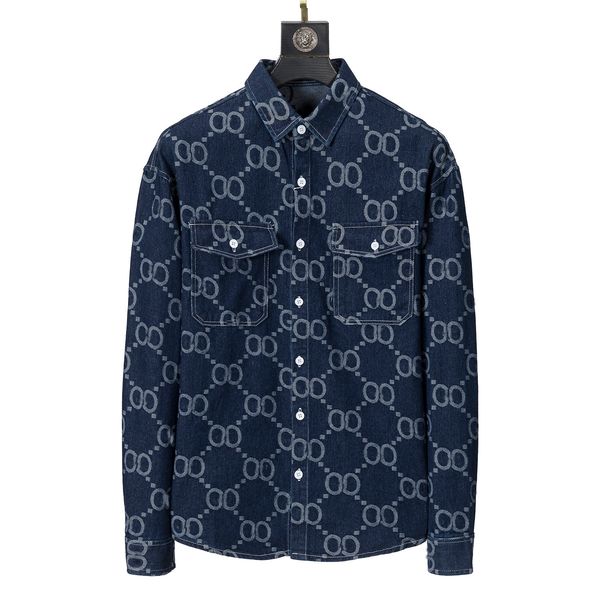 shirts luxury designer men's t shirts mens spring autumn denim shirt t-shirts long sleeve button-down up, White;black
shirts luxury designer men's t shirts mens spring autumn denim shirt t-shirts long sleeve button-down up, White;black