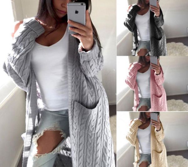 design women long cardigan sweater long sleeve loose knitting cardigan sweater women knitted female cardigan pull femme7714838, White;black
design women long cardigan sweater long sleeve loose knitting cardigan sweater women knitted female cardigan pull femme7714838, White;black