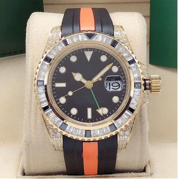 40mm men's automatic mechanical watch mens watches tape watchband men stainless steel folding buckle sport waterproof fashion wristwatc, Slivery;brown
40mm men's automatic mechanical watch mens watches tape watchband men stainless steel folding buckle sport waterproof fashion wristwatc, Slivery;brown