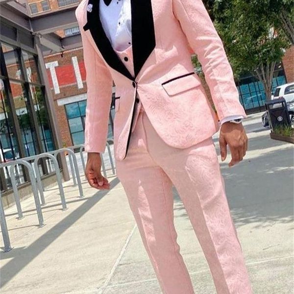 men s suits blazers pink butterfly fabric young men for prom party blazer jacket tuxedos student graduation suit 3 pcs coat vest pant 230823, White;black
men s suits blazers pink butterfly fabric young men for prom party blazer jacket tuxedos student graduation suit 3 pcs coat vest pant 230823, White;black