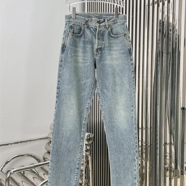 women's jeans 2023 women denim long pants straight vintage chic elegant solid casual european runway designer cotton trousers 230823, Blue
women's jeans 2023 women denim long pants straight vintage chic elegant solid casual european runway designer cotton trousers 230823, Blue