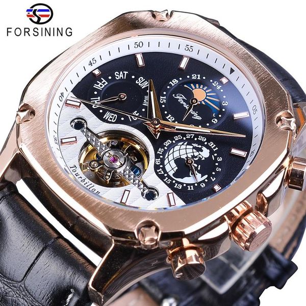 forsining luxury golden mechanical mens watches square automatic moonphase tourbillon date genuine leather band watch clock gift230p, Slivery;brown
forsining luxury golden mechanical mens watches square automatic moonphase tourbillon date genuine leather band watch clock gift230p, Slivery;brown