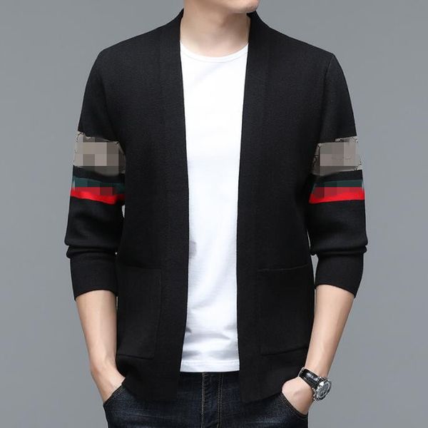 men's sweaters cardigan men casual v-neck shirt sweater autumn winter slim fit long sleeve mens knitted pull print outerwear jacket, White;black
men's sweaters cardigan men casual v-neck shirt sweater autumn winter slim fit long sleeve mens knitted pull print outerwear jacket, White;black