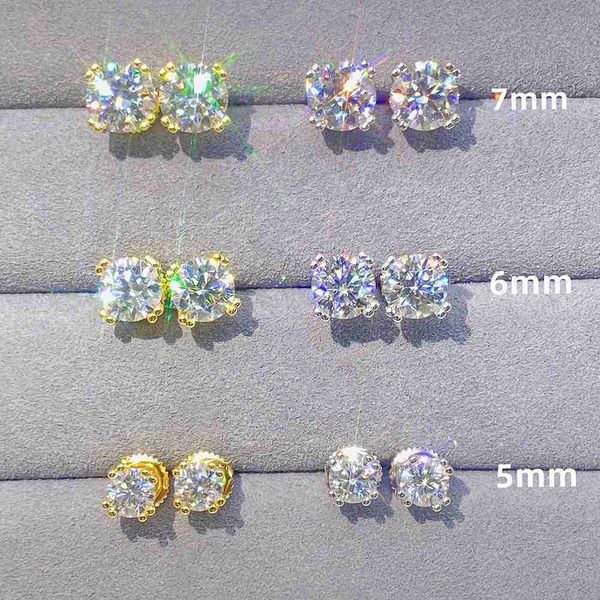 new fashion 8 prong 18k gold plated 925 sterling silver jewelry screw back silver vvs moissanite earrings, Golden
new fashion 8 prong 18k gold plated 925 sterling silver jewelry screw back silver vvs moissanite earrings, Golden