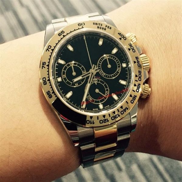 quality luxury black dial 40 mm no cosmograph 116503 two-tone gold stainless steel mechanical automatic men's watch 2092, Slivery;brown
quality luxury black dial 40 mm no cosmograph 116503 two-tone gold stainless steel mechanical automatic men's watch 2092, Slivery;brown