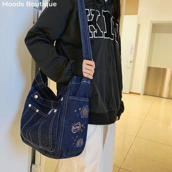 evening bags washed denim tote bags for women shoulder book bag blue jean star embroidery multi-pocket big capacity shopper messenger y2k ba
evening bags washed denim tote bags for women shoulder book bag blue jean star embroidery multi-pocket big capacity shopper messenger y2k ba