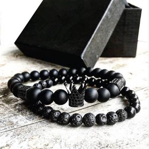 2pcs set men woman bead bracelet crown charm bangle natural beads buddha bracelet for women and mens pulseras masculina311o, Golden;silver
2pcs set men woman bead bracelet crown charm bangle natural beads buddha bracelet for women and mens pulseras masculina311o, Golden;silver