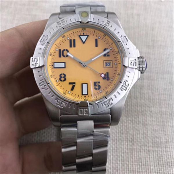 watches men stainless watch orange dial seawolf automatic mechanical watch mens stainless steel dress wristw288w, Slivery;brown
watches men stainless watch orange dial seawolf automatic mechanical watch mens stainless steel dress wristw288w, Slivery;brown