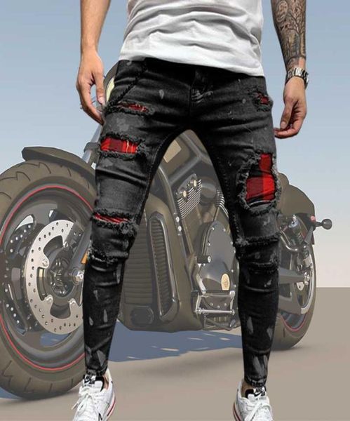men039s ripped skinny jeans slim locomotive hole pencil pants zipper biker hip hop denim pants jogging street clothes man x06214488237, Blue
men039s ripped skinny jeans slim locomotive hole pencil pants zipper biker hip hop denim pants jogging street clothes man x06214488237, Blue