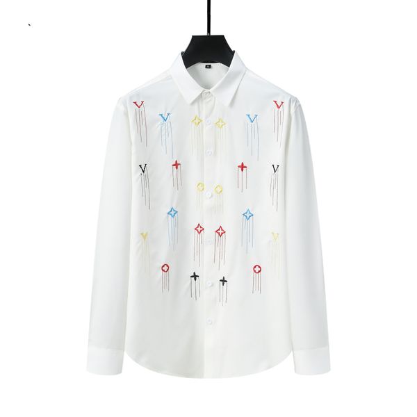 new luxury spring autumn long sleeve designer bowling shirts men fashion solid plaid print button down dress shirt man casual shirt -3xl 04, White;black
new luxury spring autumn long sleeve designer bowling shirts men fashion solid plaid print button down dress shirt man casual shirt -3xl 04, White;black