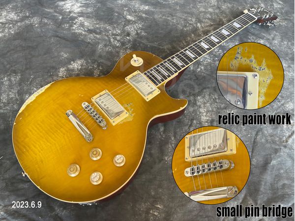 one-piece mahogany electric guitar, body and neck, fret nibs, small pins, bridge and frame nibs, led color, artifact work
one-piece mahogany electric guitar, body and neck, fret nibs, small pins, bridge and frame nibs, led color, artifact work