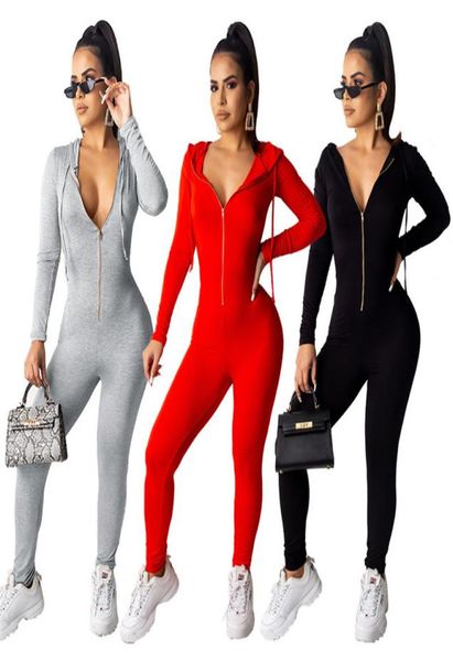 women zipper hooded jumpsuits solid color fashion rompers casual overalls one piece pants slim leggings night club wear cloth6416032, Black;gray
women zipper hooded jumpsuits solid color fashion rompers casual overalls one piece pants slim leggings night club wear cloth6416032, Black;gray