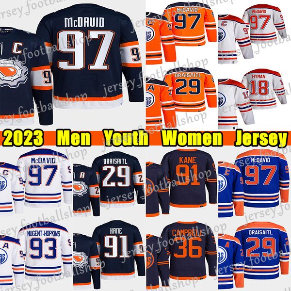 #97 connor mcdavid reverse retro hockey jersey #29 leon draisaitl wayne gretzky evander kane ryan nugent-hopkins zach hyman brown cody ceci, Black;red
#97 connor mcdavid reverse retro hockey jersey #29 leon draisaitl wayne gretzky evander kane ryan nugent-hopkins zach hyman brown cody ceci, Black;red