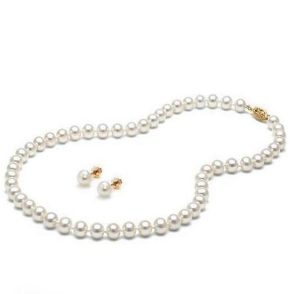 charming 7-8mm south seas white pearl necklace 18 inch 14k gold clasp earrings281p, Silver
charming 7-8mm south seas white pearl necklace 18 inch 14k gold clasp earrings281p, Silver