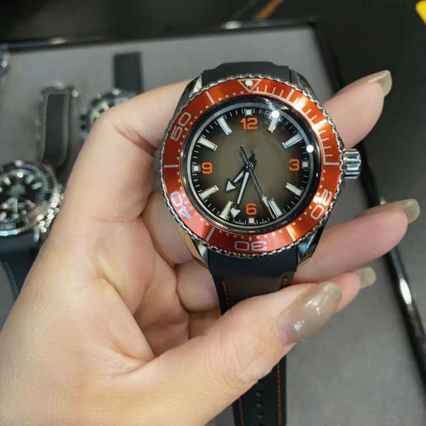 men's om watch aaa automatic mechanical movement stainless steel glow superluminova wristwatch sports rubber strap tough guy style 45mm, Slivery;brown
men's om watch aaa automatic mechanical movement stainless steel glow superluminova wristwatch sports rubber strap tough guy style 45mm, Slivery;brown
