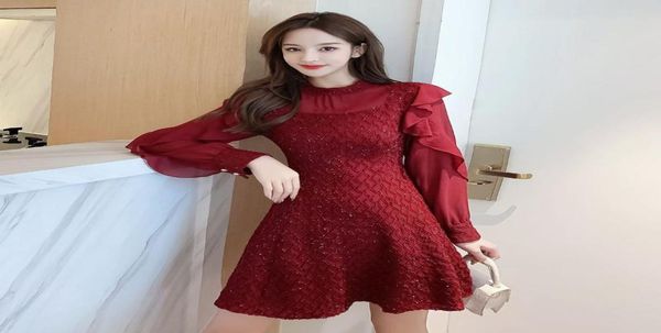 casual dresses coigarsam 4xl plus size patchwork women onepiece dress korean chiffon black bordeaux red 9676870219, Black;gray
casual dresses coigarsam 4xl plus size patchwork women onepiece dress korean chiffon black bordeaux red 9676870219, Black;gray