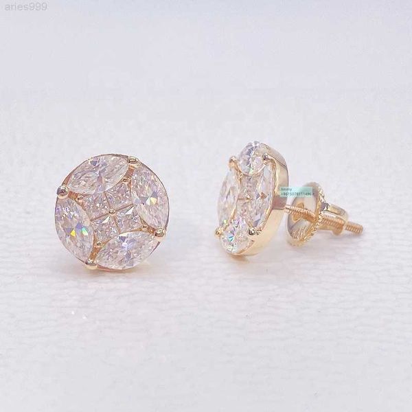 new arrivals ready to ship 925 silver/10k/14k iced out earringsjewelry marquise+princess cut vvs moissanite stud earrings, Golden
new arrivals ready to ship 925 silver/10k/14k iced out earringsjewelry marquise+princess cut vvs moissanite stud earrings, Golden