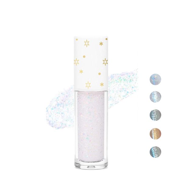 Liquid Glitter Eyeshadow Korean Makeup Under Eye Shadow Bling Pigmented Long Lasting Quick Drying Loose Glitter Glue for Crystals Eyes Make up, 03 blue sunset and stars
Liquid Glitter Eyeshadow Korean Makeup Under Eye Shadow Bling Pigmented Long Lasting Quick Drying Loose Glitter Glue for Crystals Eyes Make up, 03 blue sunset and stars