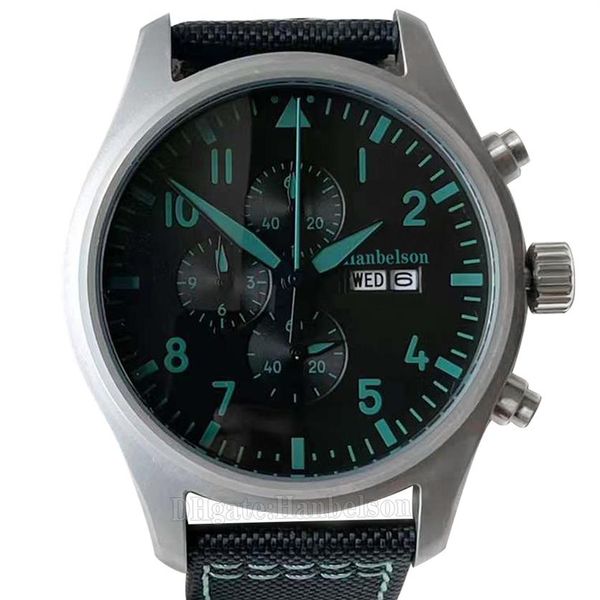 f1 team watch mens titanium pilots japan quartz movement chronograph black face green digital dial wristwatches 43mm2591, Slivery;brown
f1 team watch mens titanium pilots japan quartz movement chronograph black face green digital dial wristwatches 43mm2591, Slivery;brown