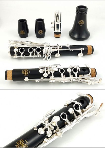 moresky clarinet bb wood ebony silver plated 17 keys grenadilla sib klarnet m601
moresky clarinet bb wood ebony silver plated 17 keys grenadilla sib klarnet m601