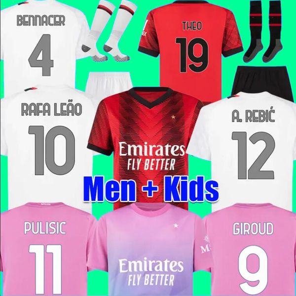 23 24 pulisic koche soccer jerseys 2023 2024 giroud de ketelaere rafa leao ac milans theo home football shirt special fourth 4th men kids ki, Black;yellow
23 24 pulisic koche soccer jerseys 2023 2024 giroud de ketelaere rafa leao ac milans theo home football shirt special fourth 4th men kids ki, Black;yellow