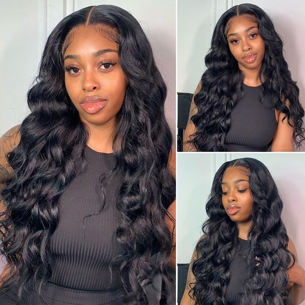 glueless synthetic lace front wig loose deep wave heat resistant fiber preplucked hairline baby hair wigs for women, Black;brown
glueless synthetic lace front wig loose deep wave heat resistant fiber preplucked hairline baby hair wigs for women, Black;brown