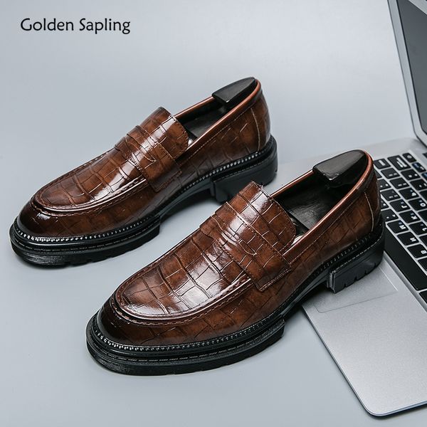 dress shoes golden sapling wedding shoes for men fashion leather dress loafers men's formal party shoe elegant footwear business casual, Black
dress shoes golden sapling wedding shoes for men fashion leather dress loafers men's formal party shoe elegant footwear business casual, Black