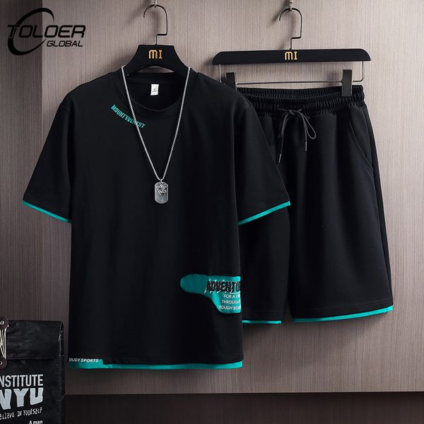 men's tracksuits 2023 summer sets fashion patchwork color streetwear tracksuit tshirt and shorts set men two piece joggers sports suit, Gray
men's tracksuits 2023 summer sets fashion patchwork color streetwear tracksuit tshirt and shorts set men two piece joggers sports suit, Gray