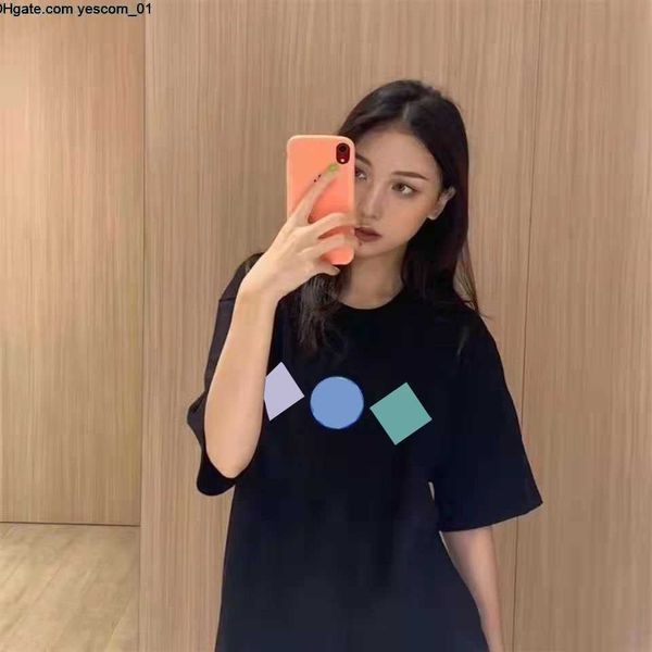 women t shirts letters printed with colorful pattern tees for lady slim style short sleeves summer breathable tshirts 6 options, White
women t shirts letters printed with colorful pattern tees for lady slim style short sleeves summer breathable tshirts 6 options, White