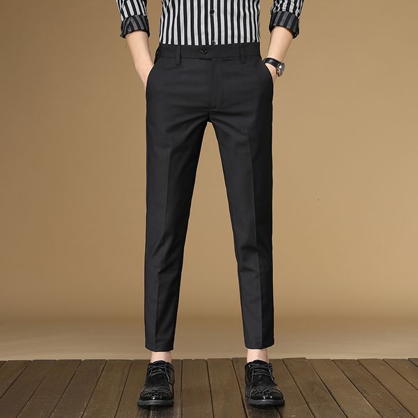 men's pants tfetters 2023 brand mens four seasons casual men seven colors polyester business mid straight anklelength trousers 230824, Black
men's pants tfetters 2023 brand mens four seasons casual men seven colors polyester business mid straight anklelength trousers 230824, Black
