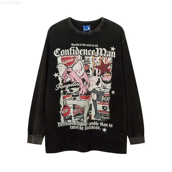 23ss designer autumn fashion hip hop distressed long sleeve tee street oversize loose poster print t-shirt for men and women, White;black
23ss designer autumn fashion hip hop distressed long sleeve tee street oversize loose poster print t-shirt for men and women, White;black