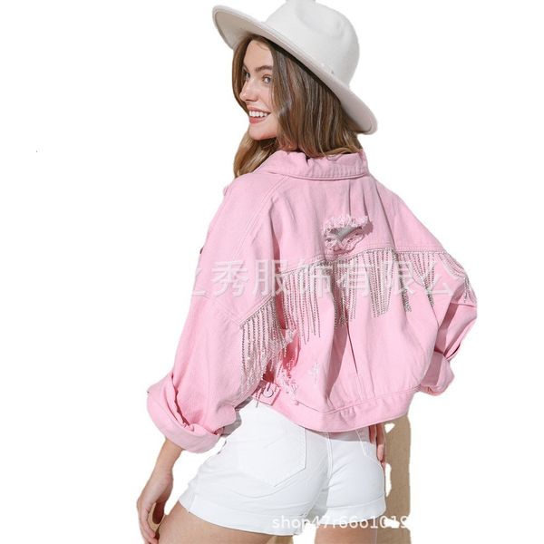 women's jackets european style retro denim woman jacket spring autumn female coat jeans ripped 230823, Black;brown
women's jackets european style retro denim woman jacket spring autumn female coat jeans ripped 230823, Black;brown