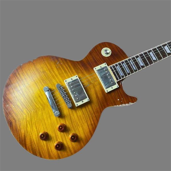 custom hand electric guitar, body, neck cream braid, binding, rosewood fingerboard, new arrival
custom hand electric guitar, body, neck cream braid, binding, rosewood fingerboard, new arrival