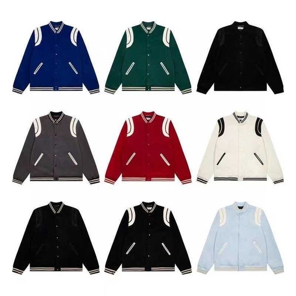 autumn jacket designer thin coat uniform stitching hooded jacket high street couple men's street hip-hop classic retro baseball pure co, Black;brown
autumn jacket designer thin coat uniform stitching hooded jacket high street couple men's street hip-hop classic retro baseball pure co, Black;brown