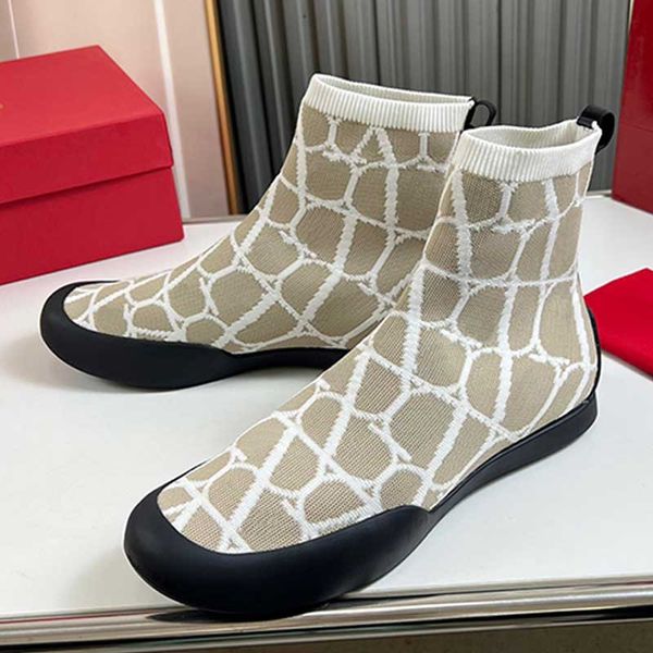 high sneakers designer mens high sports shoes luxury brand casual shoes rubber soles men training running shoes socks shoes, Black
high sneakers designer mens high sports shoes luxury brand casual shoes rubber soles men training running shoes socks shoes, Black