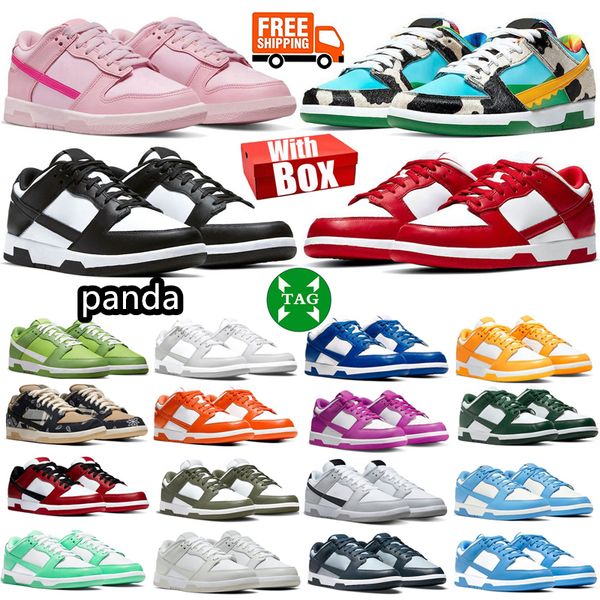 with box panda shoes triple pink designer men women sneakers university blue grey fog gai womens mens trainers outdoor casual shoe size 36-4, Black
with box panda shoes triple pink designer men women sneakers university blue grey fog gai womens mens trainers outdoor casual shoe size 36-4, Black