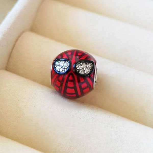 925 sterling silver red enamel tv character iconic headpiece charm bead fits european pandora jewelry charm bracelets and necklaces, Black
925 sterling silver red enamel tv character iconic headpiece charm bead fits european pandora jewelry charm bracelets and necklaces, Black